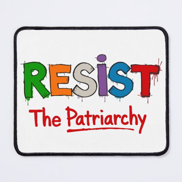 Item preview, RESIST The Patriarchy – Bold Oil Painted Typography designed and sold by BlindCatCreative.