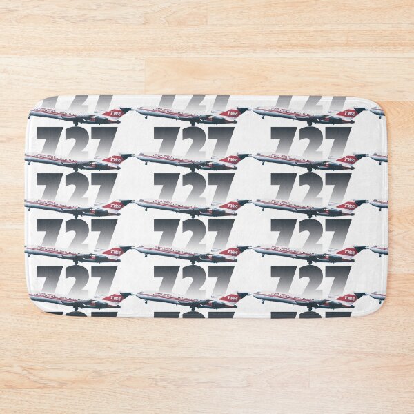 Item preview, TWA 727 Banner Classic Plane Abstract Illustration designed and sold by AddiK-Art.