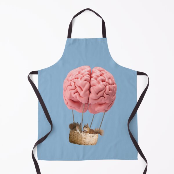 Item preview, Squirrels on a Brain Hot Air Balloon designed and sold by VeryADHD.