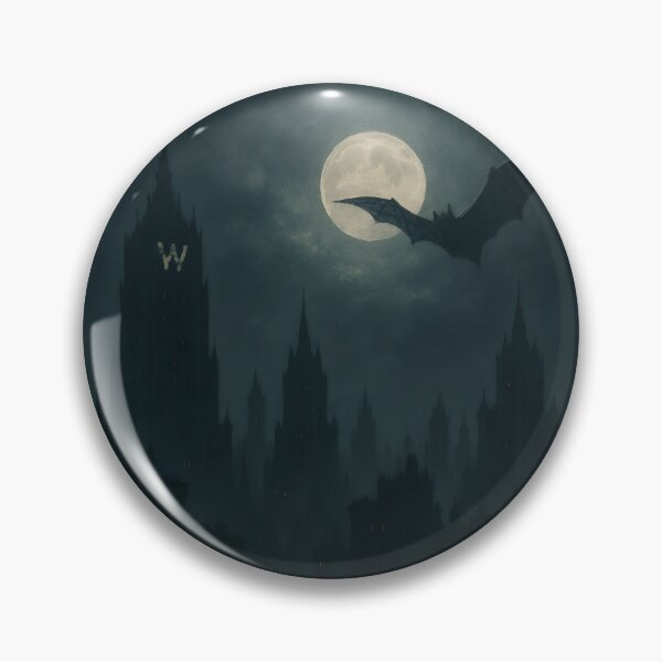 Item preview, Dark Gothic City Under the Moonlight designed and sold by ArtFlow1.