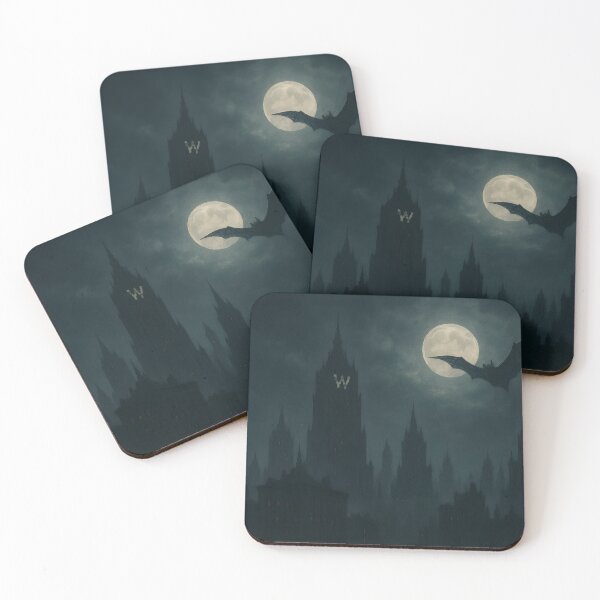 Item preview, Dark Gothic City Under the Moonlight designed and sold by ArtFlow1.