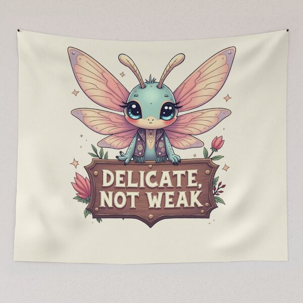 Item preview, Delicate, Not Weak – Empowering Kawaii Dragonfly by LaLi Designs designed and sold by LaLi-Designs.