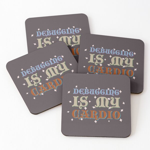 Item preview, Debugging is My Cardio designed and sold by trepiu.