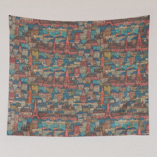 Item preview, Parisian Wallpaper designed and sold by Zenvo.