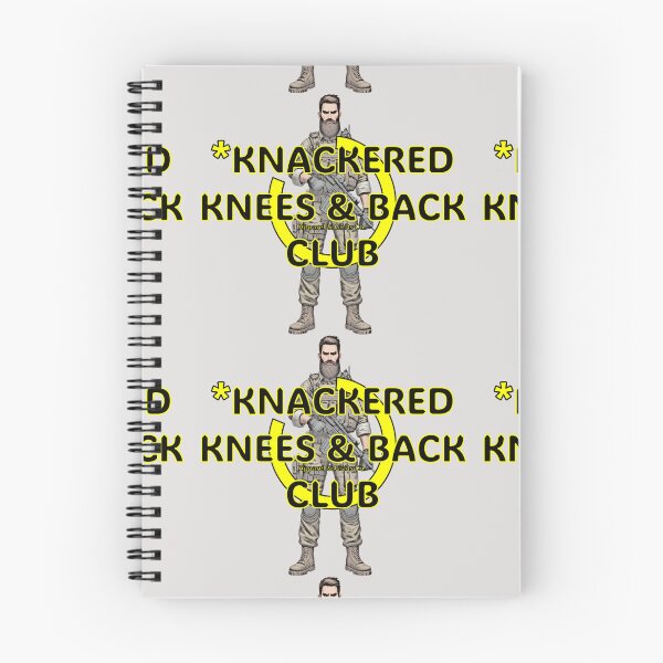 Item preview, Knackered Knees & Back Club 2.0 designed and sold by Buckers Apparel & Gizits.