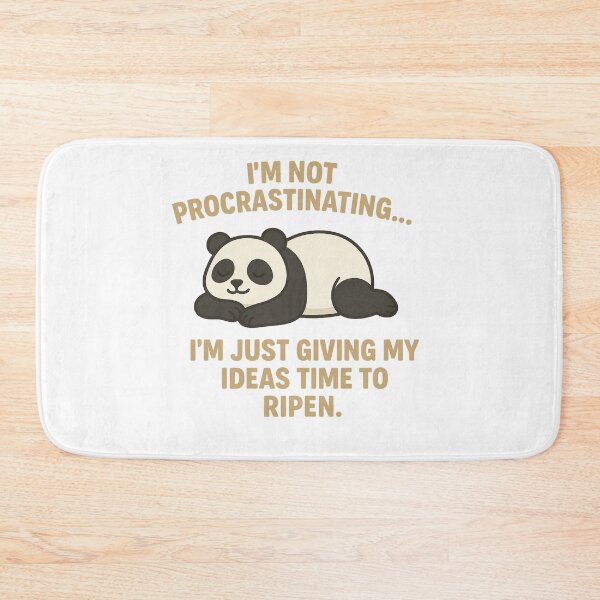 Item preview, Funny Lazy Panda T-Shirt – “I’m Not Procrastinating…” Cute Motivational Design designed and sold by Chaaaaud.