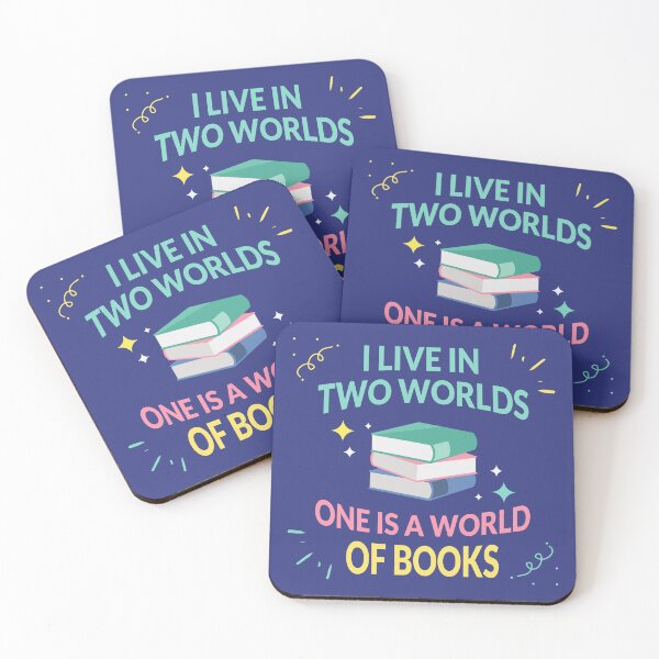 Item preview, I Live In Two Worlds, One Is A World Of Books I designed and sold by Lemon Pepper.