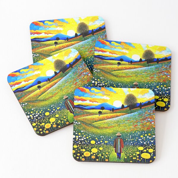 Item preview, Walking in the meadow 1 designed and sold by George Hutton Hunter.