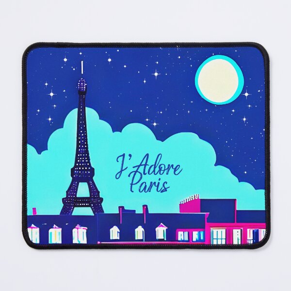 Item preview, J'adore Paris - Fantasy Paris Under a Full Moon designed and sold by Marymarice.