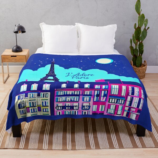 Item preview, J'adore Paris - Fantasy Paris Under a Full Moon designed and sold by Marymarice.