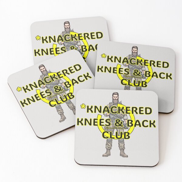 Item preview, Knackered Knees & Back Club 2.0 designed and sold by Buckers Apparel & Gizits.