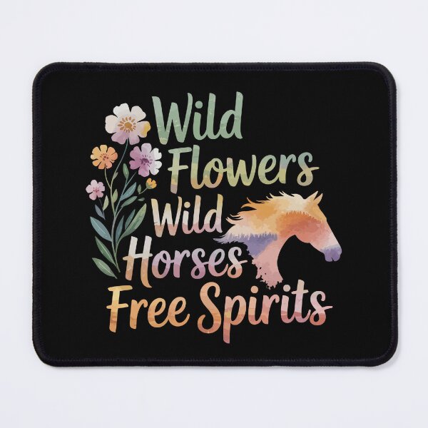 Item preview, Wild Flowers Wild Horses Free Spirits cowgirl Boho designed and sold by tmerchtrends.