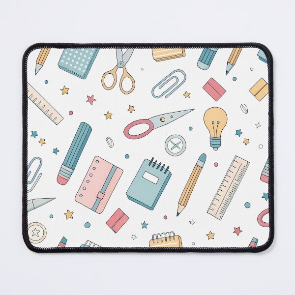 Item preview, Stationery Pattern – Whimsical Office & School Supplies Design designed and sold by ThatBBStore.