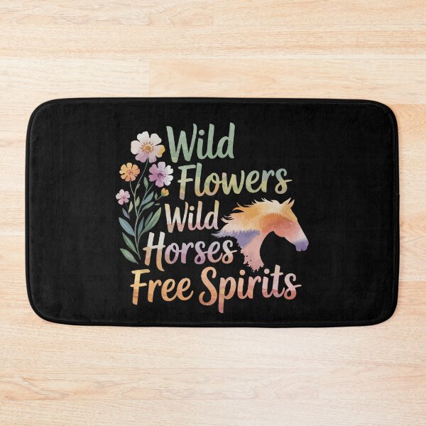 Item preview, Wild Flowers Wild Horses Free Spirits cowgirl Boho designed and sold by tmerchtrends.