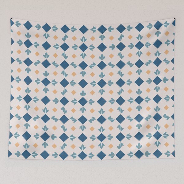Artikelvorschau, Soft Mosaic – Blau-, Gelb- und Blaugrüntöne entworfen und verkauft von Plumeriito.