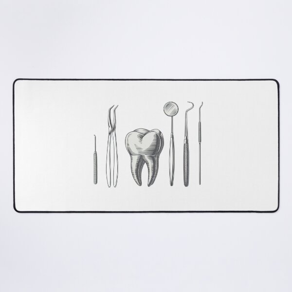 Item preview, Modern Trendy Dentist's Tools Teeth Dentist Dental Hygienist Assistant designed and sold by SOUFIANE1991.