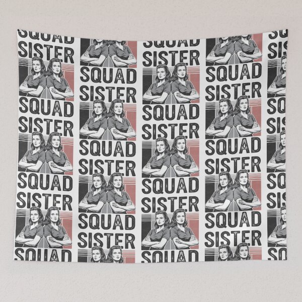 Item preview, Sister Squad – Retro Feminist Empowerment designed and sold by Taans-Creation.