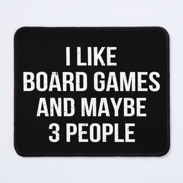 Item preview, I Like Board Games And Maybe 3 People designed and sold by Lemon Pepper.