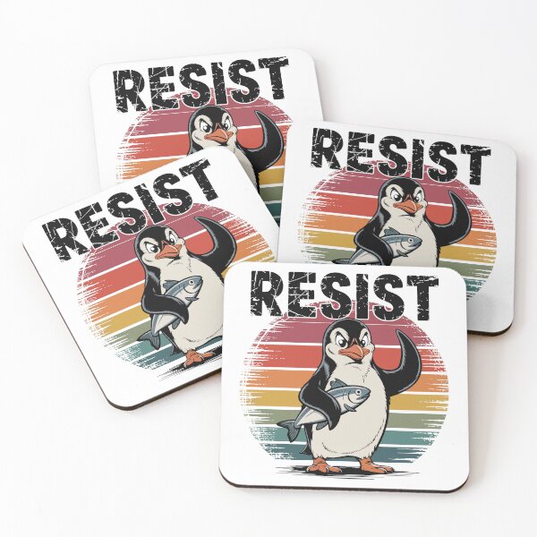 Artikelvorschau, PINGUINE, WIDERSTEHEN SIE! entworfen und verkauft von Angry Swan Designs.