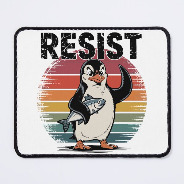 Item preview, PENGUIN RESIST! designed and sold by Angry Swan Designs.