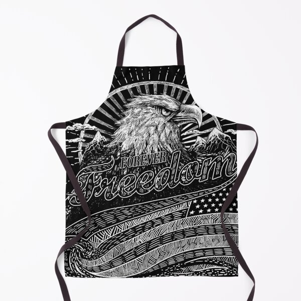 Item preview, american bald eagle on mountains with sunset (forever freedom) designed and sold by hayrpictures.