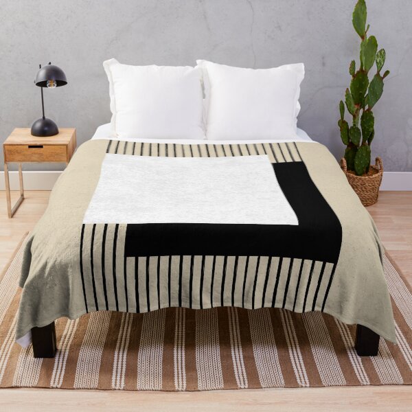 Item preview, Square B&W Stripes - Abstract designed and sold by moonlightprint.