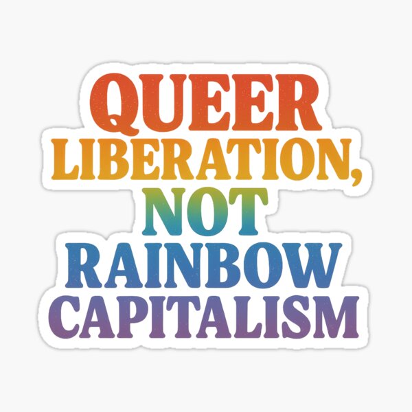 Artikel-Vorschau von Queere Befreiung, nicht Regenbogenkapitalismus – Radical Pride Protest Design | Haus Of Sin, designt und verkauft von Haus Of Sin.