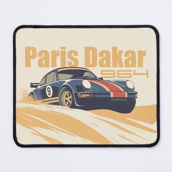 Item preview, Porsche 911 964 Paris Dakar Safari Rallye illustration designed and sold by blackdogshop.