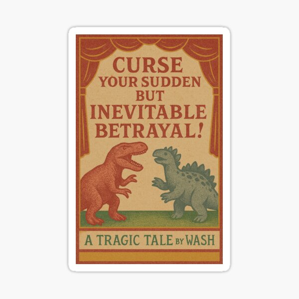 Item preview, Curse your sudden but inevitable betrayal designed and sold by InkStars.