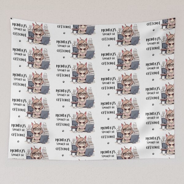 Item preview, Mondays Should Be Optional designed and sold by Paws For Effect.