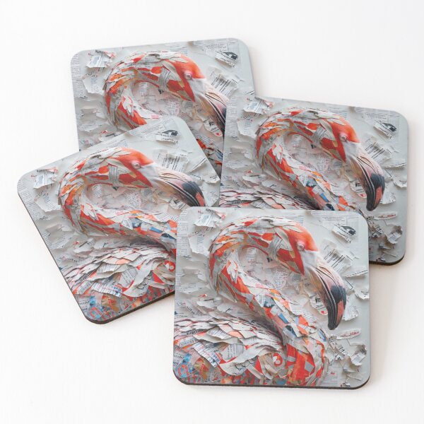 Item preview, Bold Flamingo Collage designed and sold by caracatita75.