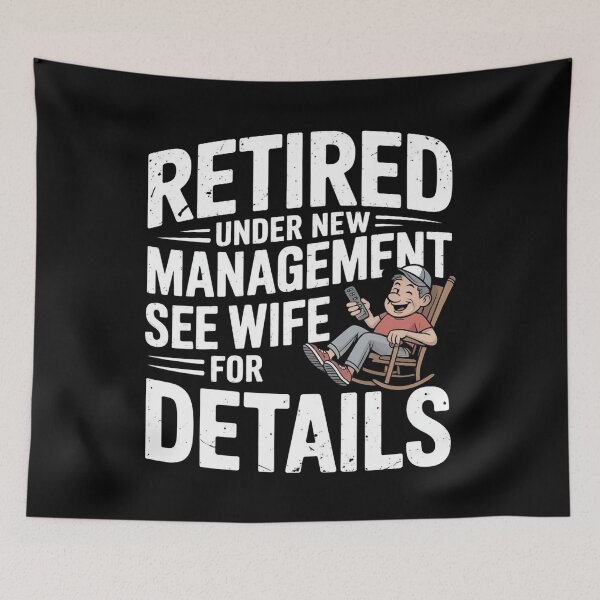 Item preview, Retired Under New Management See Wife For Details designed and sold by Redgiant87x.