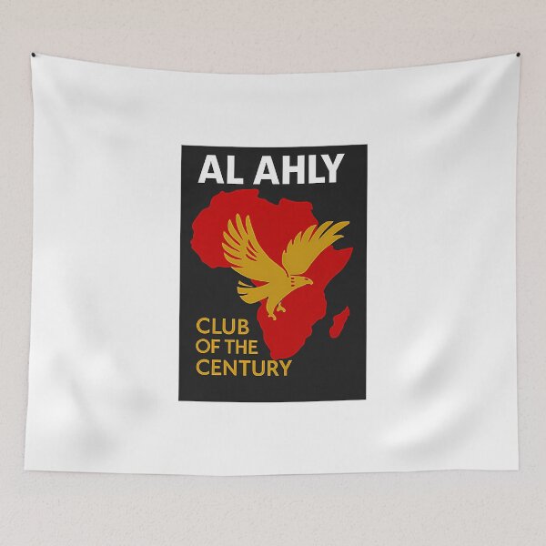 Item preview, Al Ahly Egypt FC Football Club Africa Continent Shape designed and sold by HeeShirt.