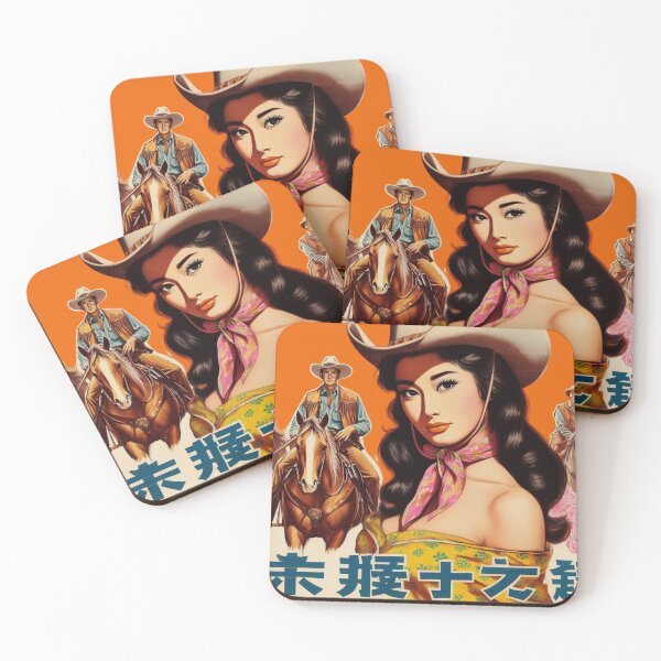 Item preview, Oriental Cowgirl designed and sold by PulpVintage.
