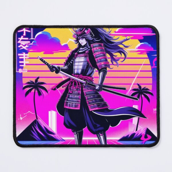 Item preview, Vaporwave Samurai | Neon Anime Retro Aesthetic Design designed and sold by The VBM Sto!.