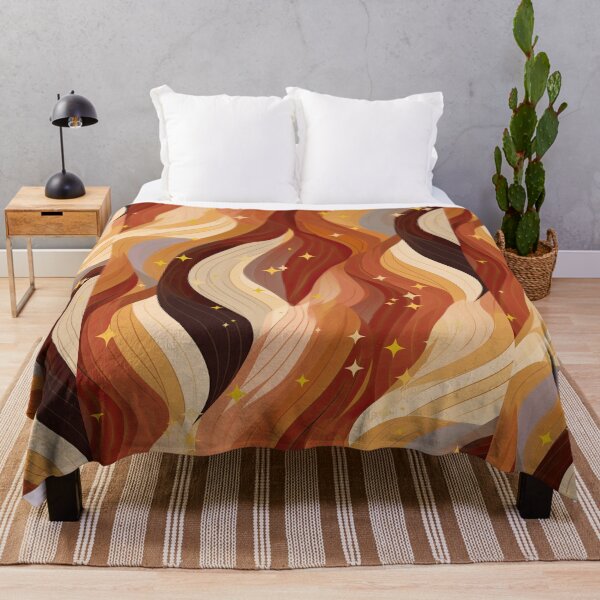 Item preview, Warm Brown Shades and Stars designed and sold by HanaiPrint.