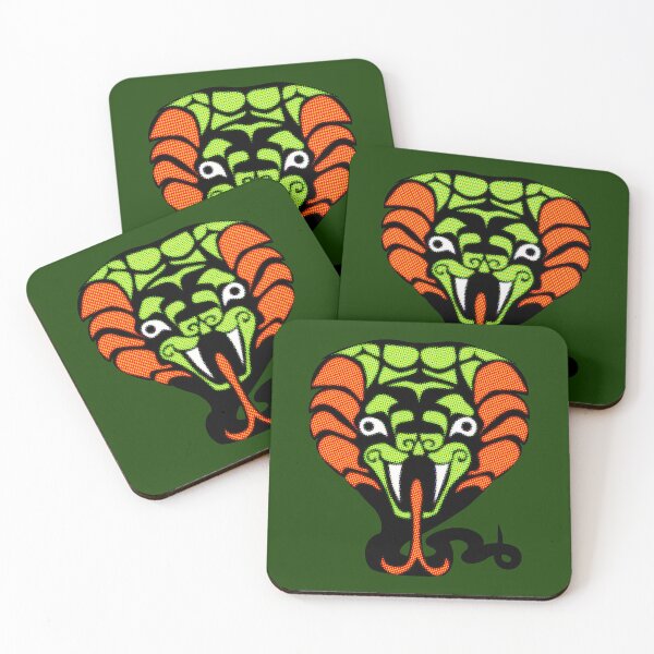 Item preview, JUNGLE illustration snake Olmec raster design ancient style designed and sold by Luzi Illustrella.