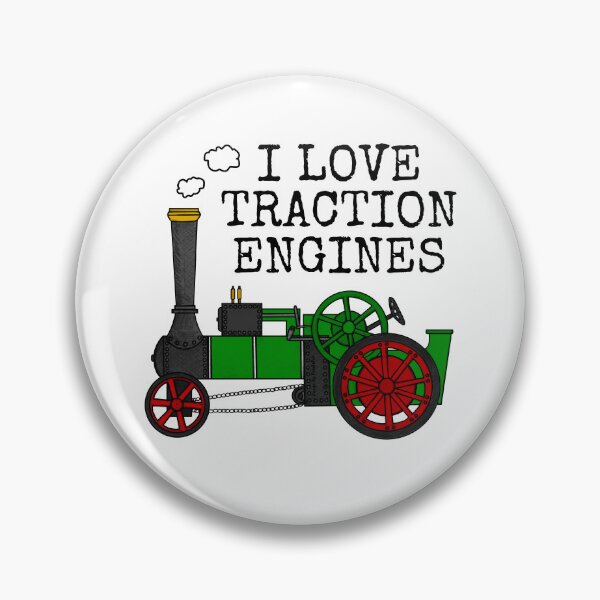 Item preview, I Love Traction Engines, Steam Tractor Enthusiast (Green) designed and sold by doodlerob.
