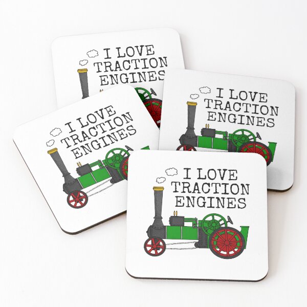 Item preview, I Love Traction Engines, Steam Tractor Enthusiast (Green) designed and sold by doodlerob.