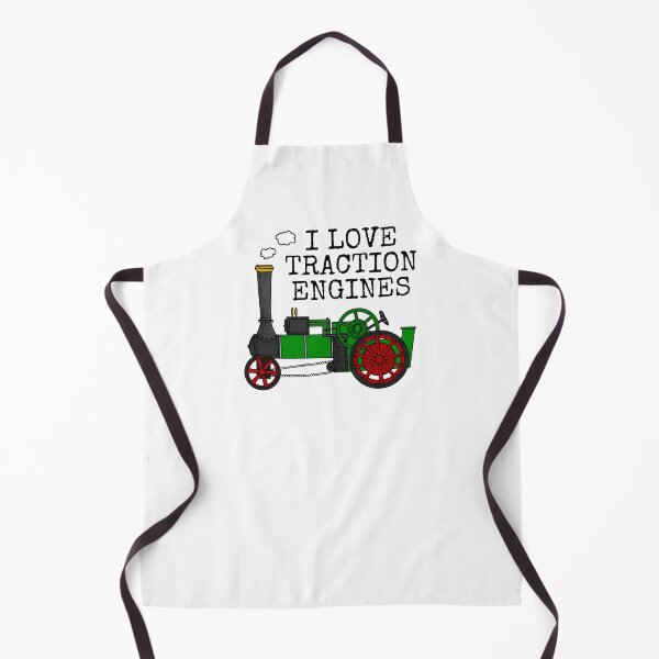 Item preview, I Love Traction Engines, Steam Tractor Enthusiast (Green) designed and sold by doodlerob.