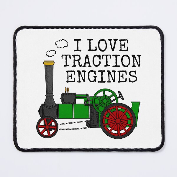Item preview, I Love Traction Engines, Steam Tractor Enthusiast (Green) designed and sold by doodlerob.