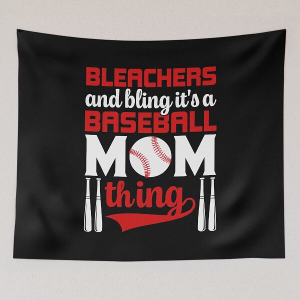 Item preview, Baseball Mom Retro Sport Art designed and sold by Back2Collage.