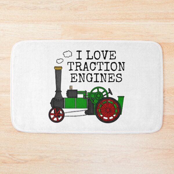 Item preview, I Love Traction Engines, Steam Tractor Enthusiast (Green) designed and sold by doodlerob.