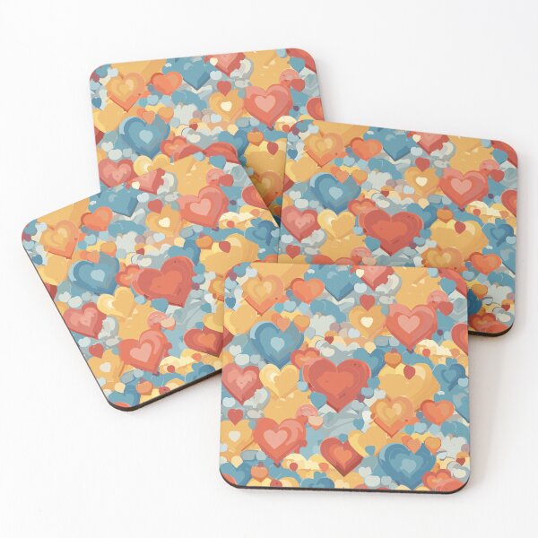 Item preview, Heart autism love icon, autism Awareness Seamless Pattern - Colorful pattern design, autistic heart pattern designed and sold by Danler.