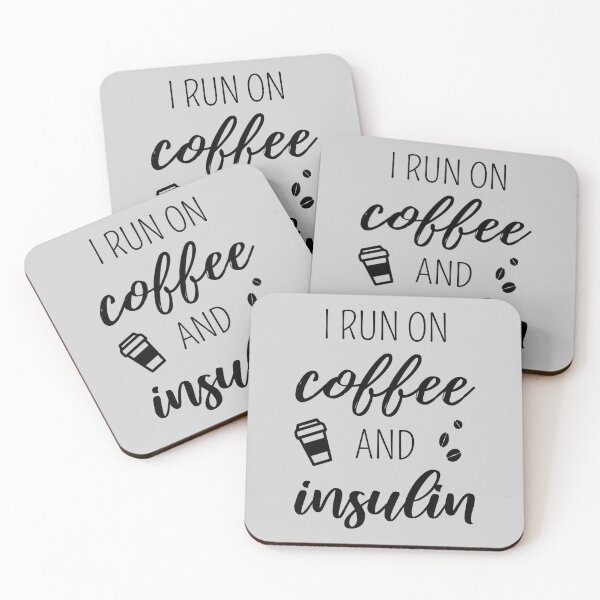 Item preview, I Run On Coffee And Insulin II designed and sold by Lemon Pepper.