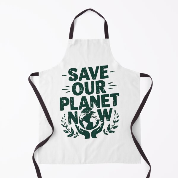 Item preview, Save Our Planet Now – Eco Friendly Earth Day Message designed and sold by Taans-Creation.