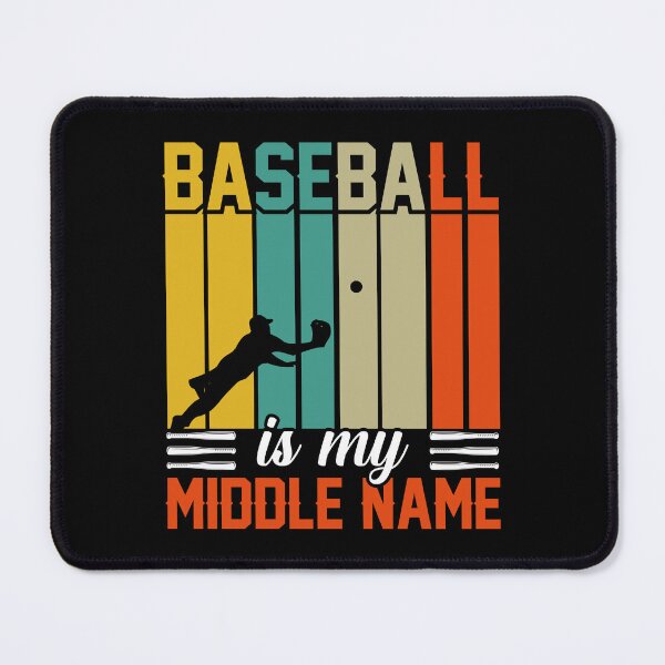 Item preview, Baseball is my middle name Sport Art designed and sold by Back2Collage.