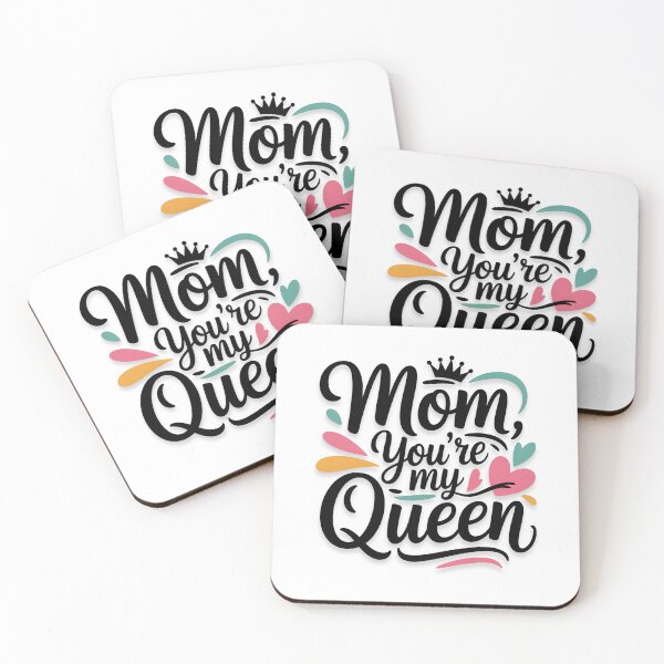 Item preview, Mom, You’re My Queen - Colorful Bold Typography Design designed and sold by EpicPuzzles.