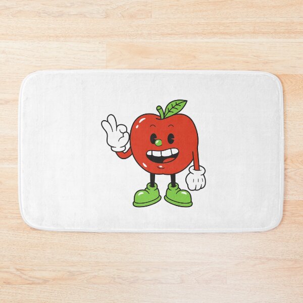 Item preview, Playful Red Apple Cartoon Character with "OK" Hand Sign designed and sold by TeesHearts100.