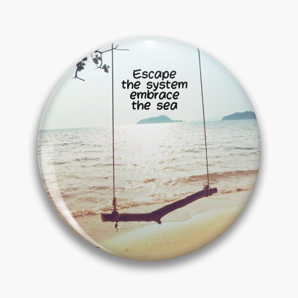 Item preview, Tropical White Sand Beach with Swing – Relaxing Nature Design for Beach Lovers | Perfect for Clothing & Accessories designed and sold by knalpot-design.